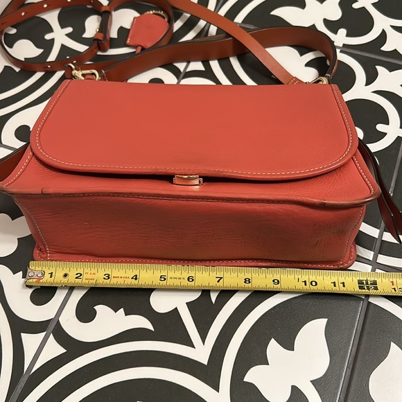 Radley Cording Street Medium Flapover Crossbody Bag, Ginger Biscuit Orange - Picture 10 of 15